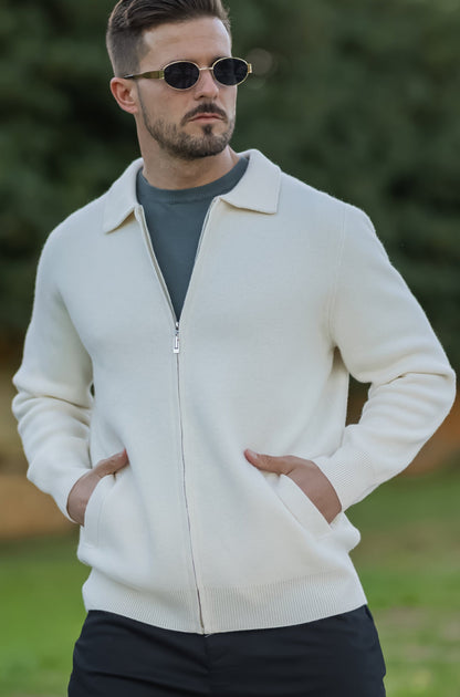 Salto Merino Zip-Up: Spirited Sophistication in Every Zip