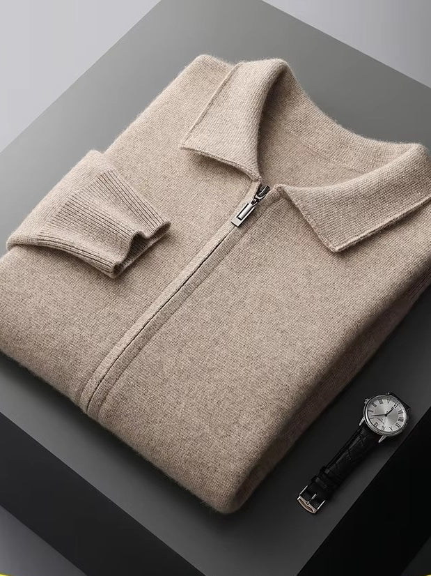 Salto Merino Zip-Up: Spirited Sophistication in Every Zip