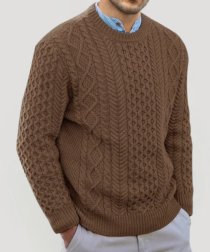 Boreale: Timeless Fisherman’s Cable Knit Jumper