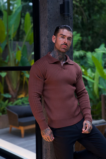 Sogno: Muscle Fit Knit Sweater