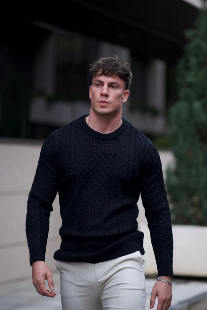 Boreale: Timeless Fisherman’s Cable Knit Jumper